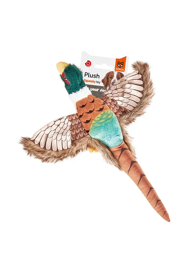 FOFOS Pheasant Plush Dog Toy FOFOS