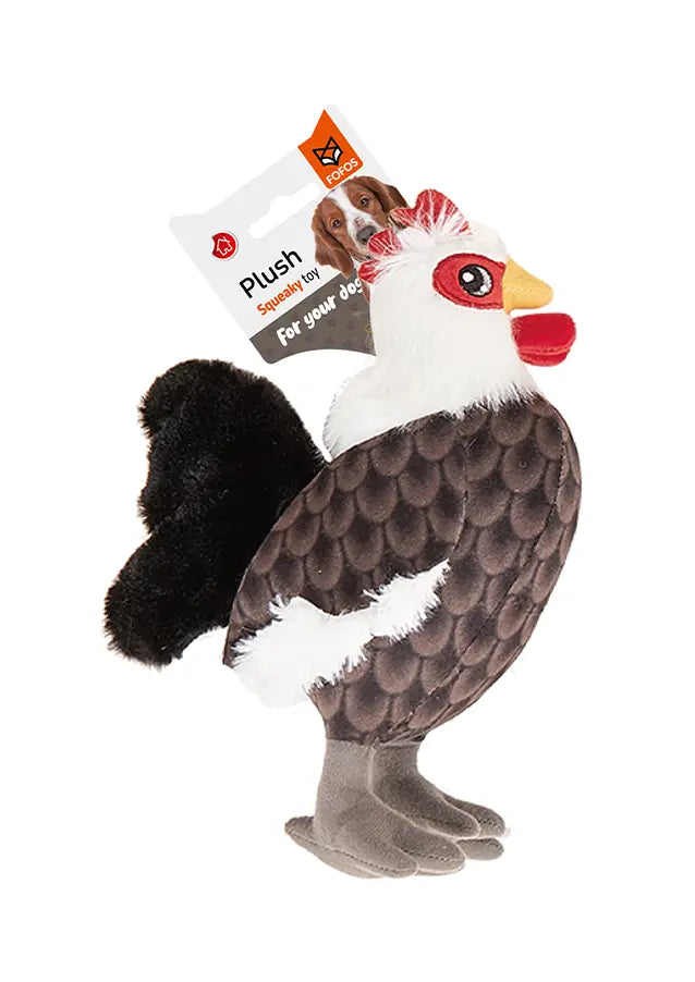 FOFOS Rooster Plush Dog Toy FOFOS