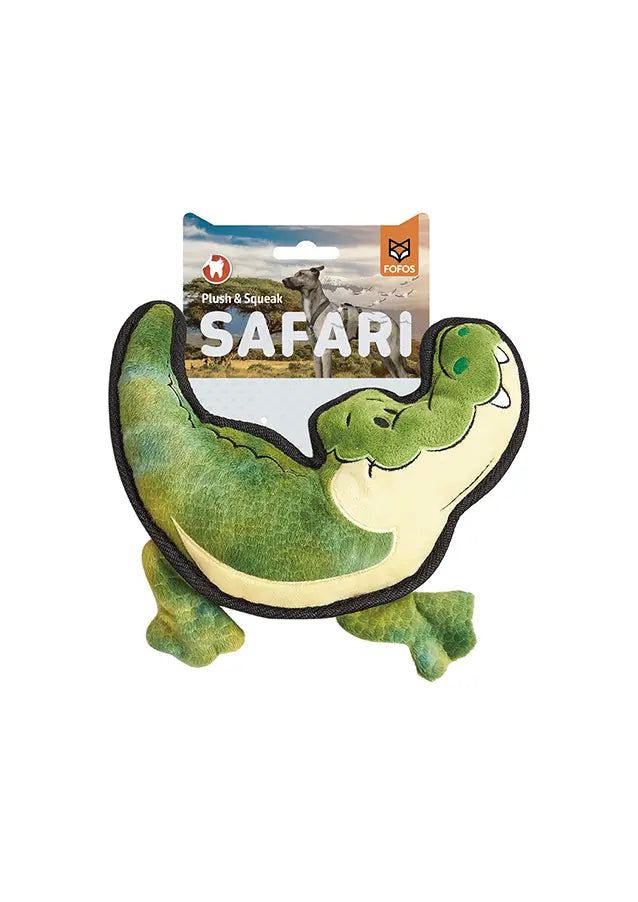FOFOS Safari Line Crocodile Dog Toy FOFOS