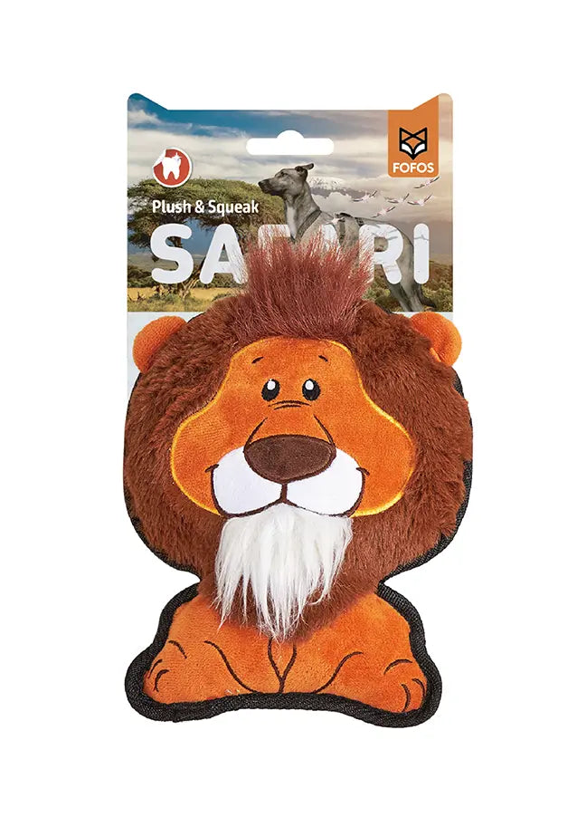 FOFOS Safari Line Lion Dog Toy FOFOS