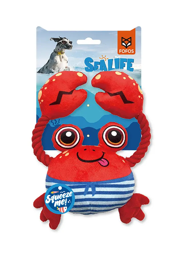 FOFOS Sealife Crab Dog Toy FOFOS