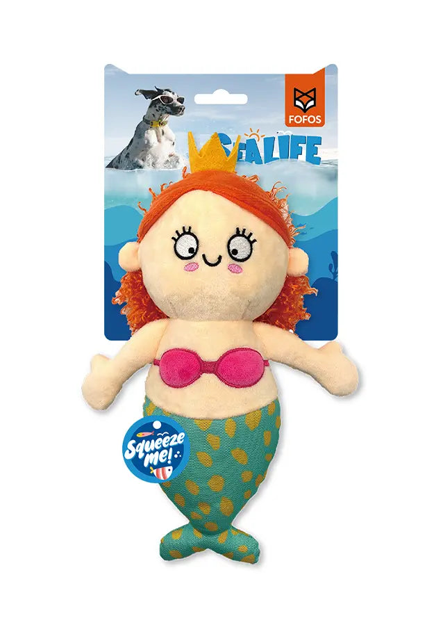 FOFOS Sealife Mermaid Dog Toy FOFOS