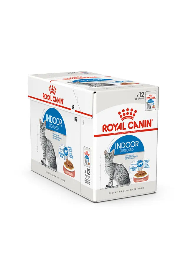 Feline Health Nutrition Indoor (WET FOOD - Pouches) 12 x 85g Royal Canin