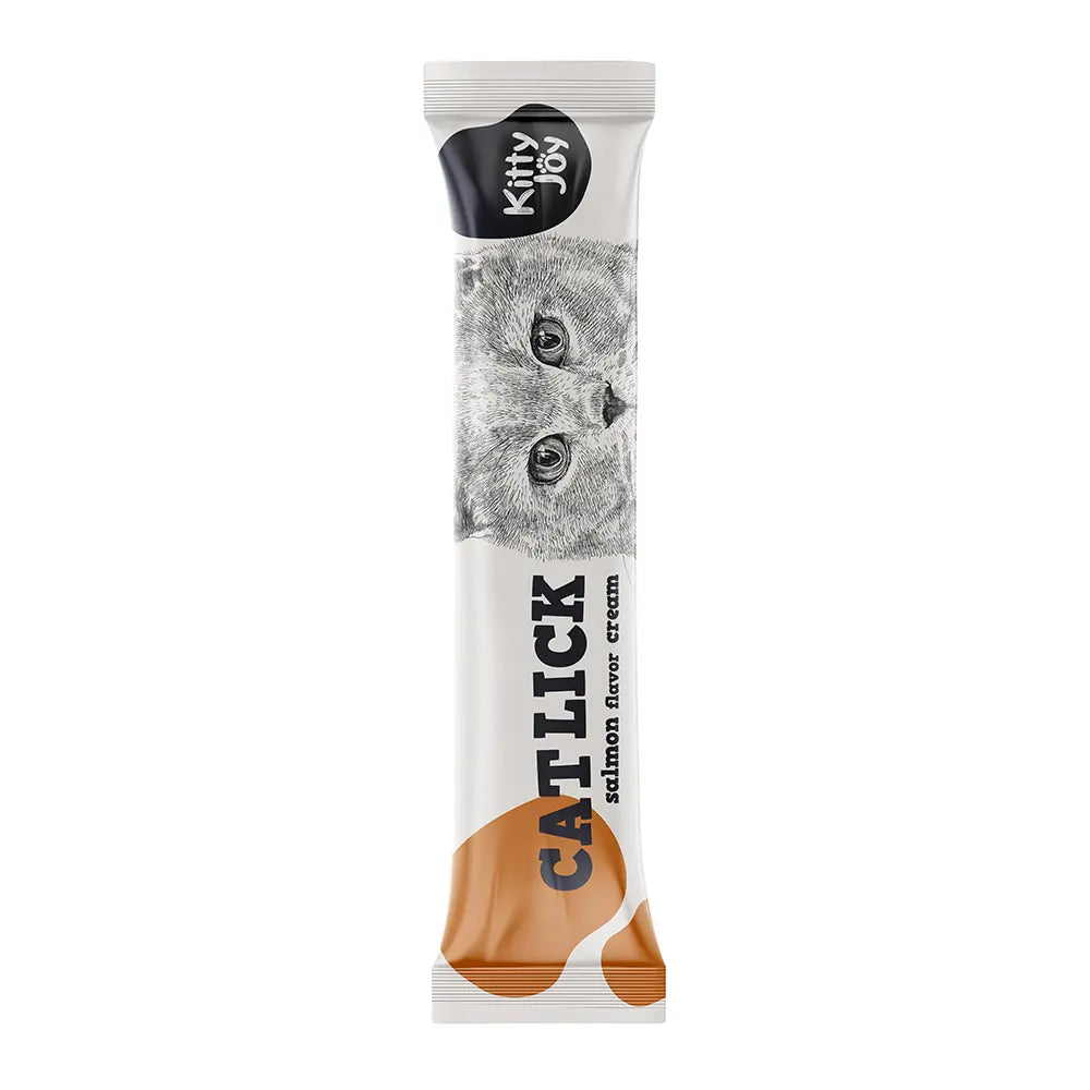 Kitty Joy Cat Lick Chicken + Salmon Flavor Cream Cat Treats (4x15g) 60g Kitty Joy
