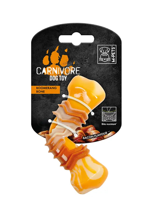 M-PETS Carnivore Boomerang Bone Dog Toy M-Pets