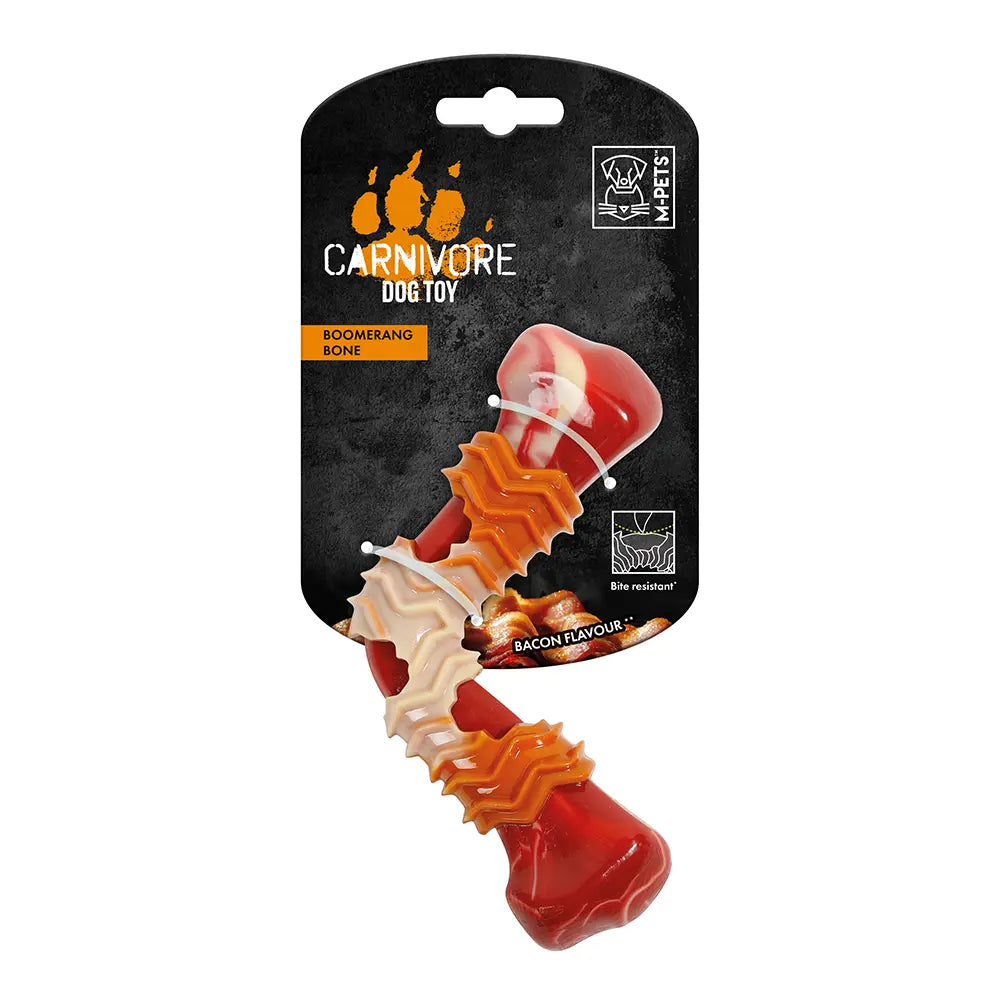 M-PETS Carnivore Boomerang Bone Dog Toy M-Pets