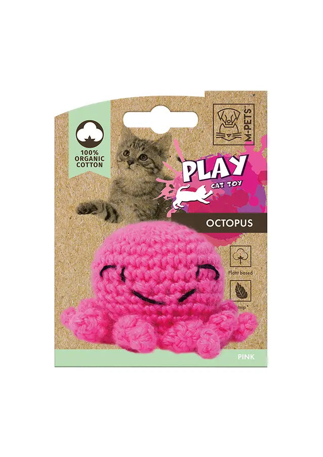 M-PETS Octopus Organic Cotton Cat Toy M-Pets