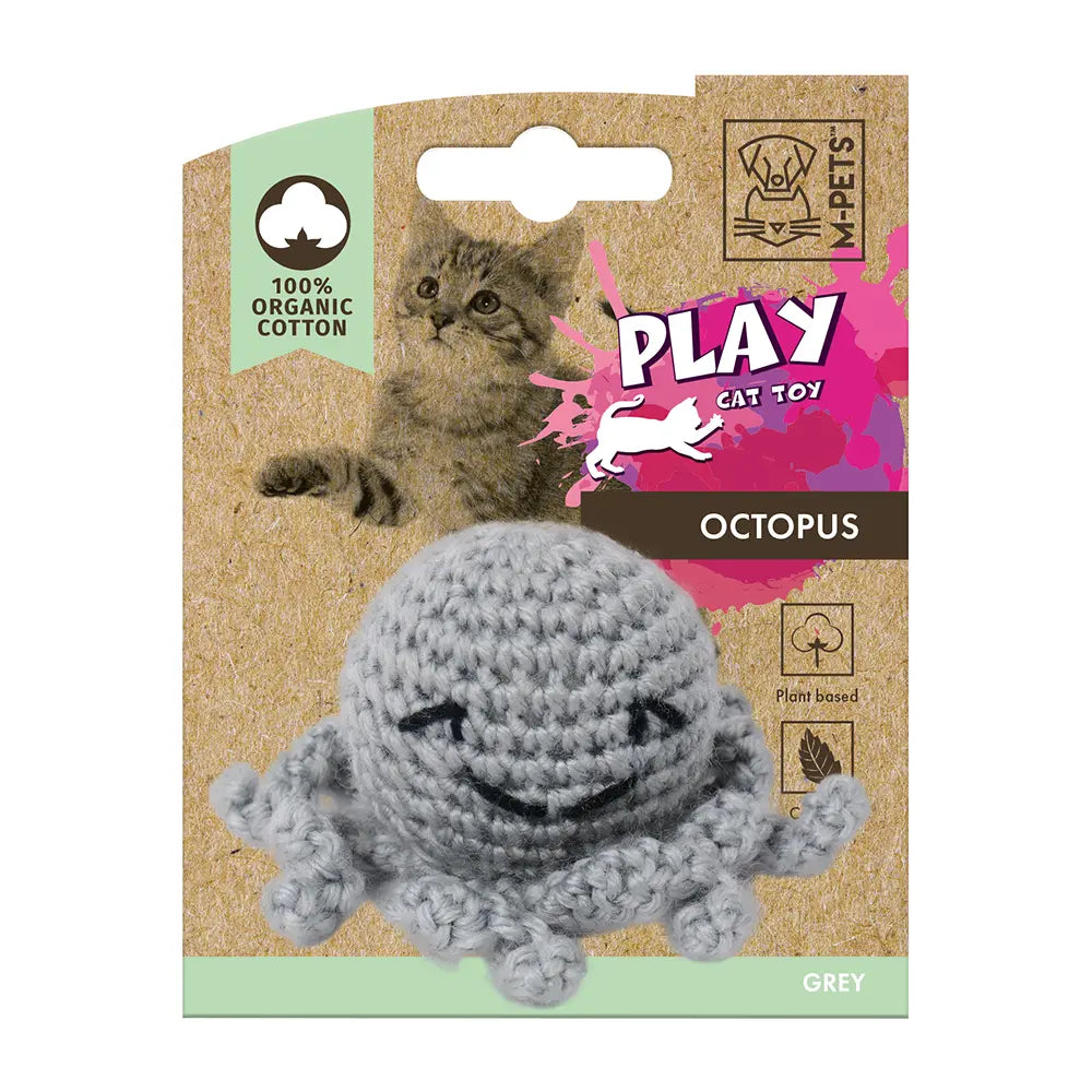 M-PETS Octopus Organic Cotton Cat Toy M-Pets