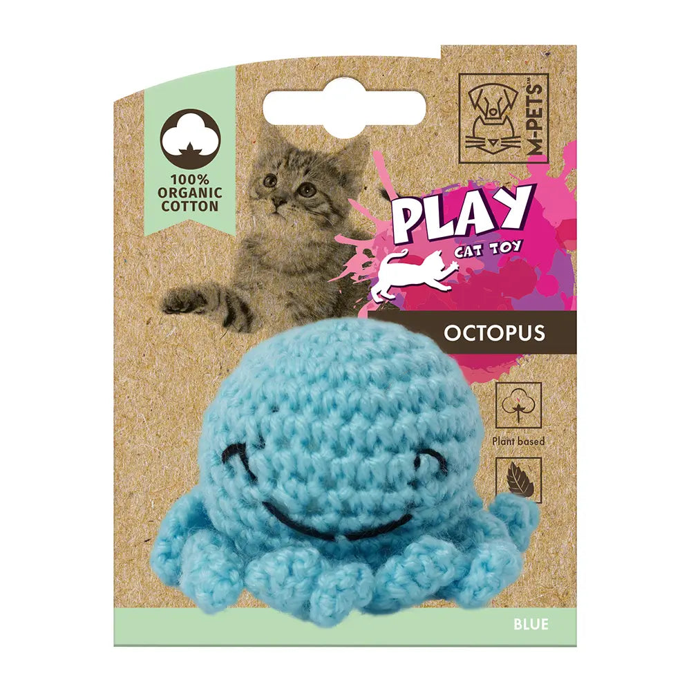 M-PETS Octopus Organic Cotton Cat Toy M-Pets