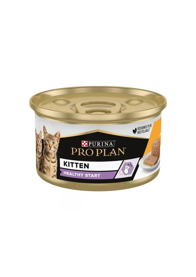 PURINA Pro Plan Kitten Healthy Start Chicken Mousse 24x85g PURINA Pro Plan