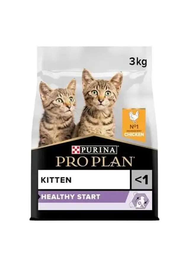 PURINA Pro Plan Kitten Healthy Start Dry Cat Food With Chicken 3KG PURINA Pro Plan