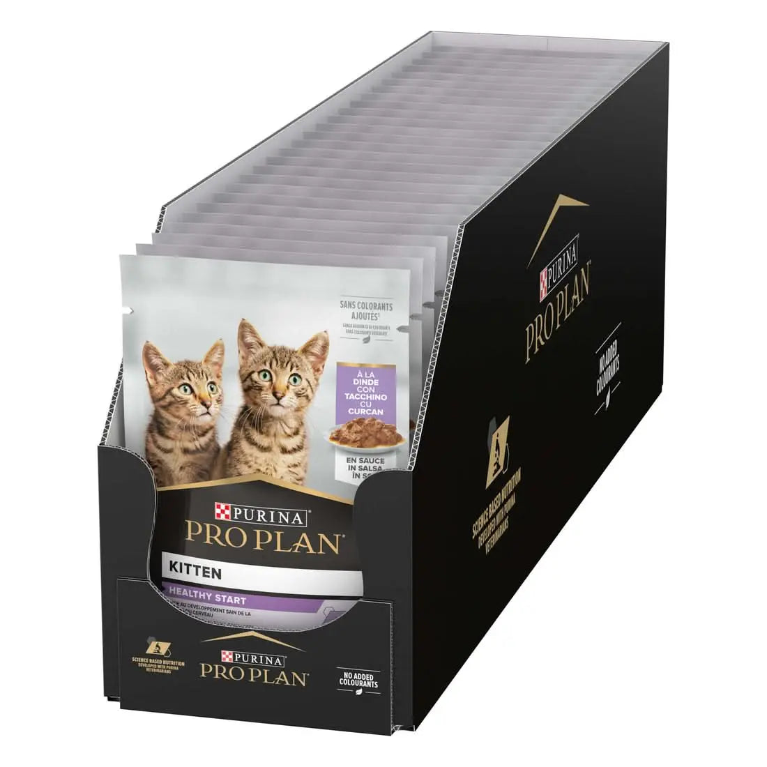 PURINA Pro Plan Kitten Wet Cat Food Turkey In Gravy Multipack 10x85g PURINA Pro Plan