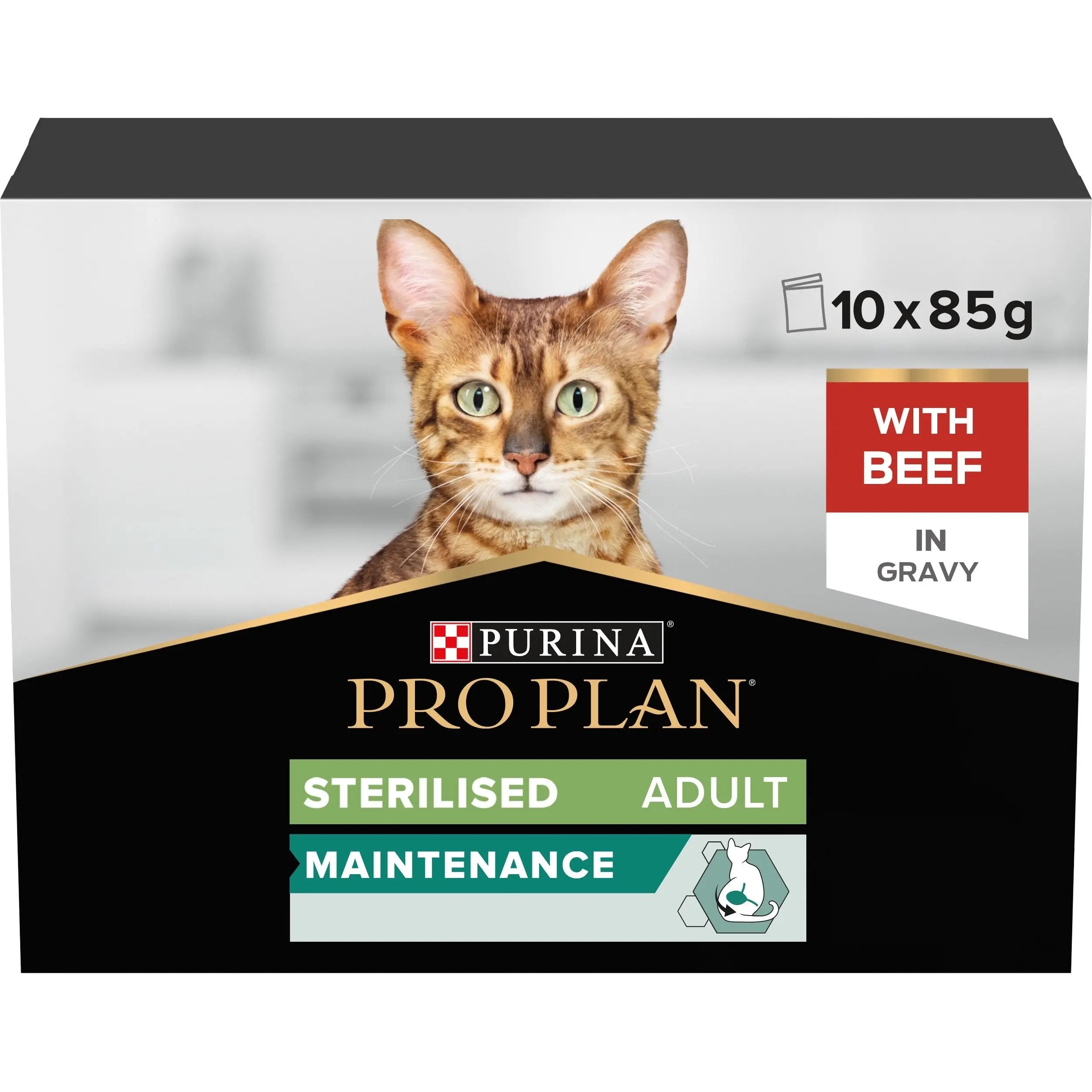 PURINA Pro Plan Sterilised Adult Wet Cat Food Multipack 10x85g PURINA Pro Plan