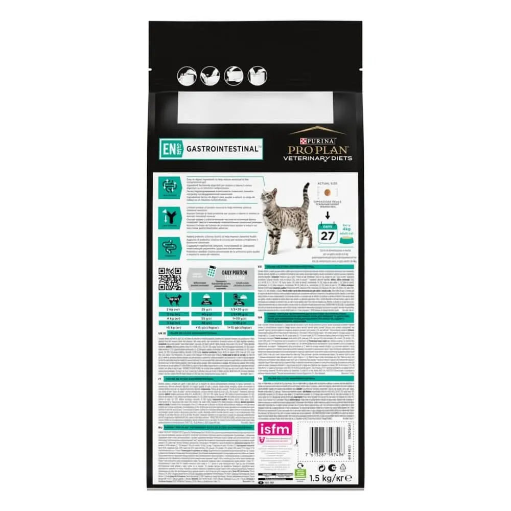 PURINA Pro Plan Veterinary Diets Feline EN ST/OX Gastrointestinal Dry Cat Food 1.5KG PURINA Pro Plan