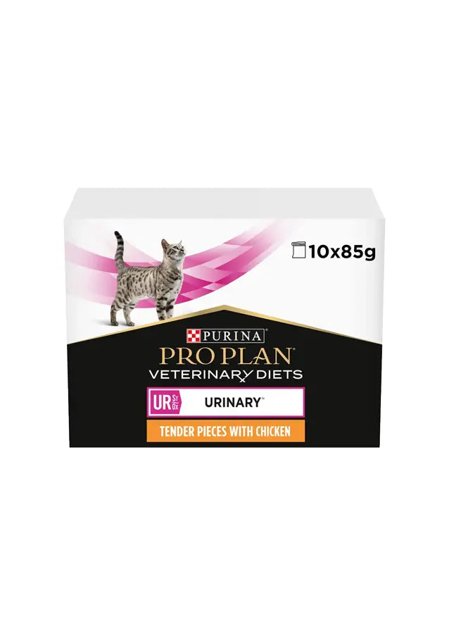 PURINA Pro Plan Veterinary Diets Feline UR Urinary Wet Cat Food 10x85G PURINA Pro Plan