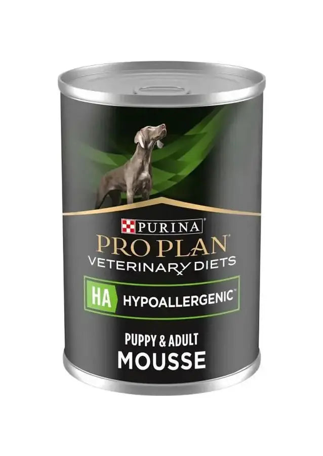 PURINA Pro Plan Veterinary Diets HA Hypoallergenic Mousse Wet Dog Food 12 x 400g PURINA Pro Plan