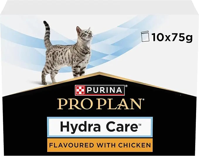 Purina Pro Plan Hydra Care, Cat Hydration Supplement with Chicken flavour, 10 x 75g PURINA Pro Plan