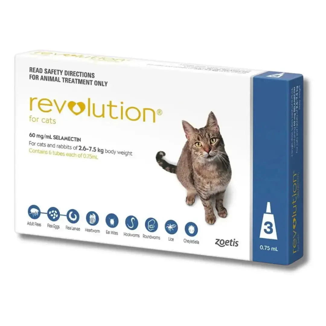 Revolution 6% 0.75ml 45mg Cats Zoetis