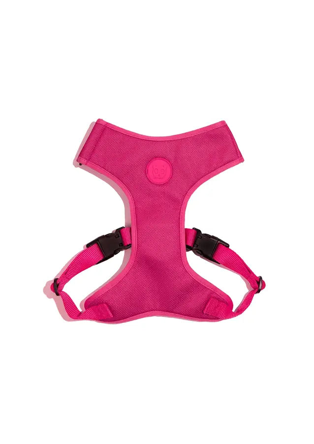 Zee.Dog Pink Led Adjustable Air Mesh Harness Medium zee.dog