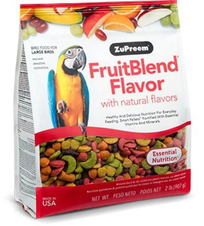 Zupreem FruitBlend Flavor Large Parrot Food 2 lbs (0.91 kg) Zupreem