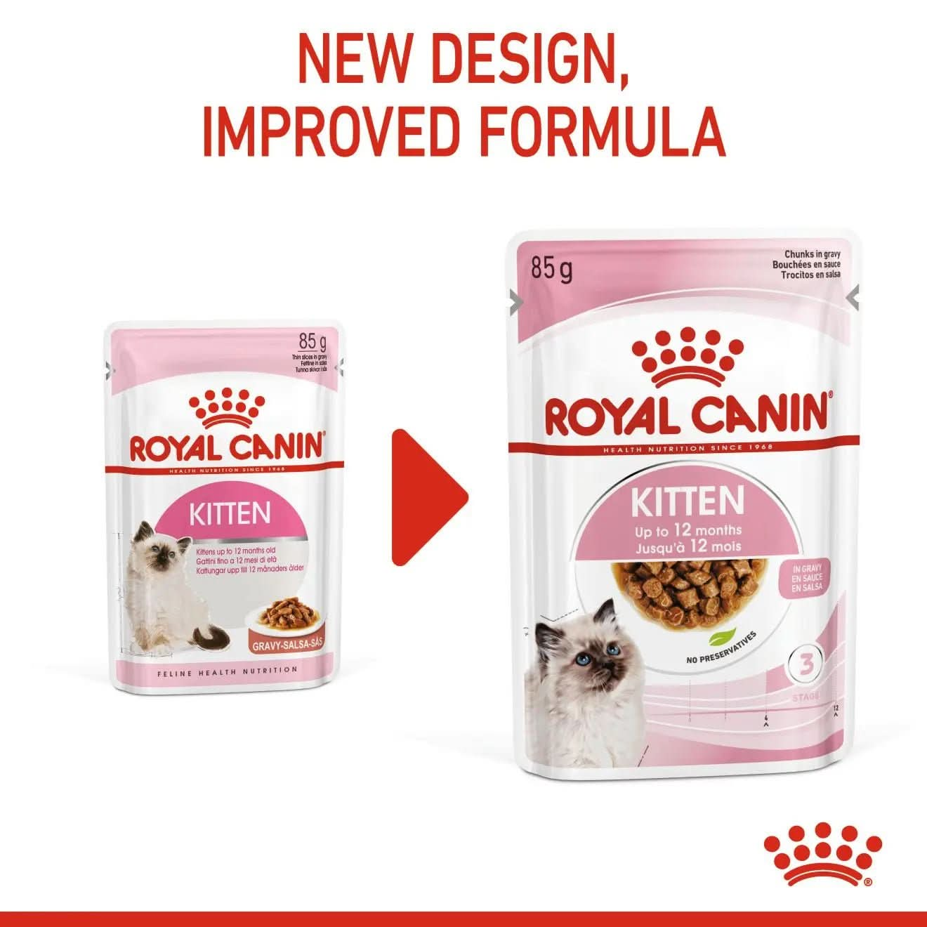Feline Health Nutrition Kitten Gravy (WET FOOD - Pouches) 12 x 85g - The City Vet Shop