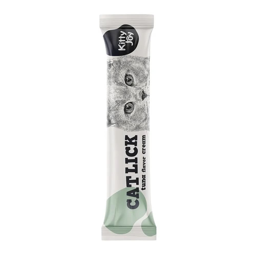 Kitty Joy Cat Lick Tuna Flavor Cream Cat Treats (4x15g) - The City Vet Shop