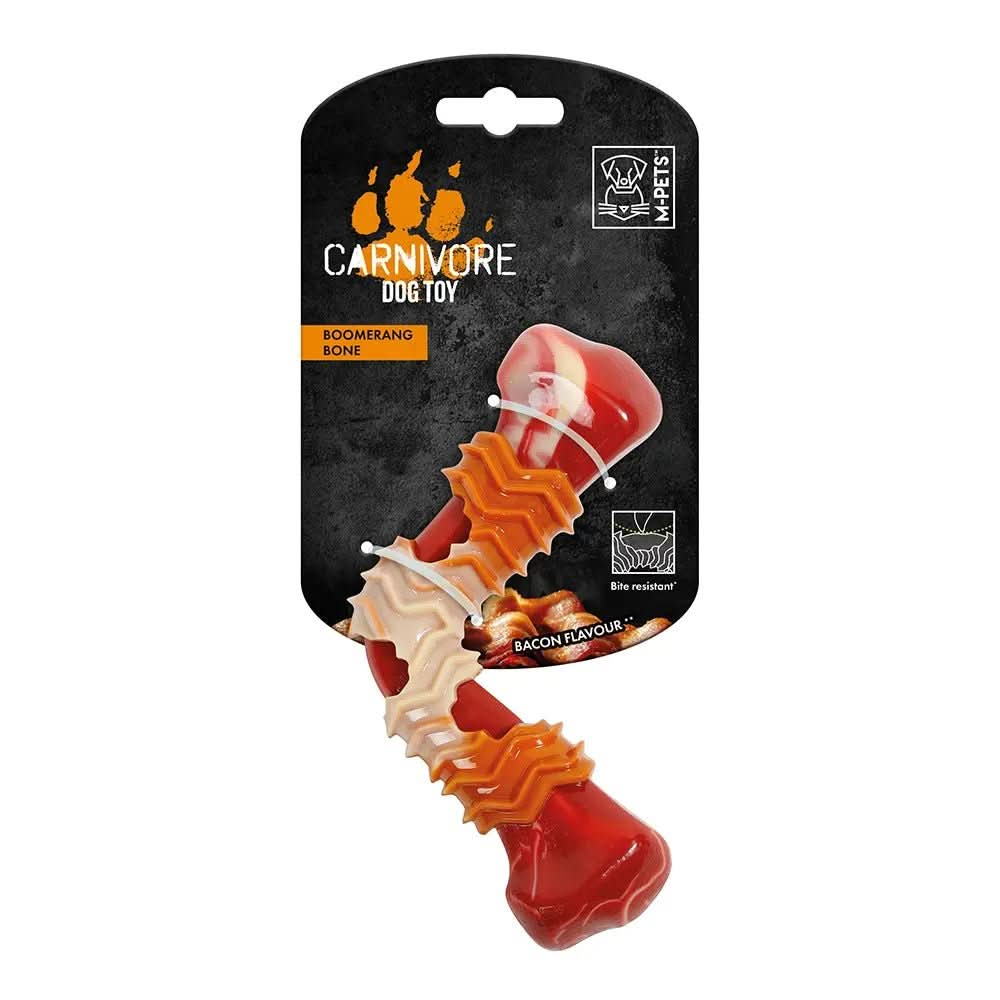 M - PETS Carnivore Boomerang Bone Dog Toy - The City Vet Shop