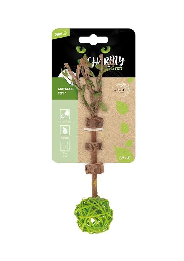M - PETS Charmy Amulet Matatabi Catnip Cat Toy - The City Vet Shop
