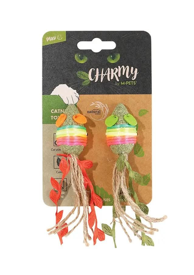 M - PETS Charmy Mice Catnip Cat Toy - The City Vet Shop