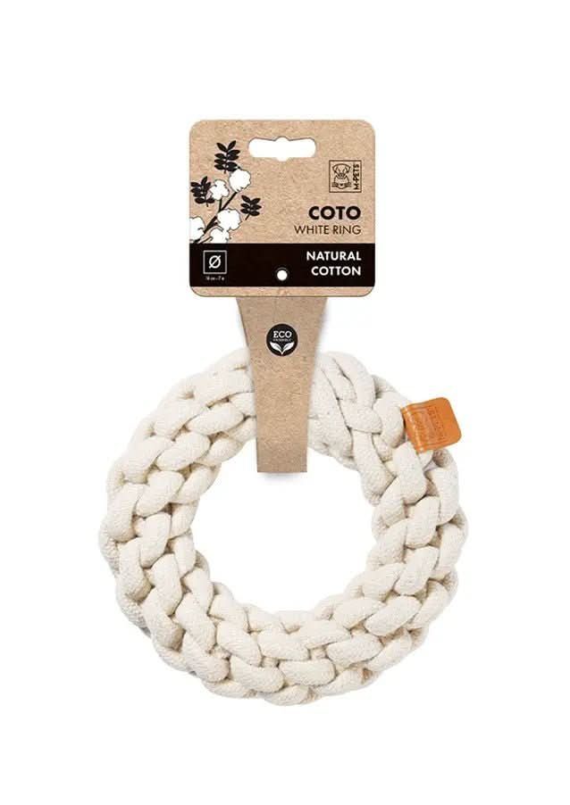 M - PETS Coto Ring Eco Friendly Dog Toy - The City Vet Shop