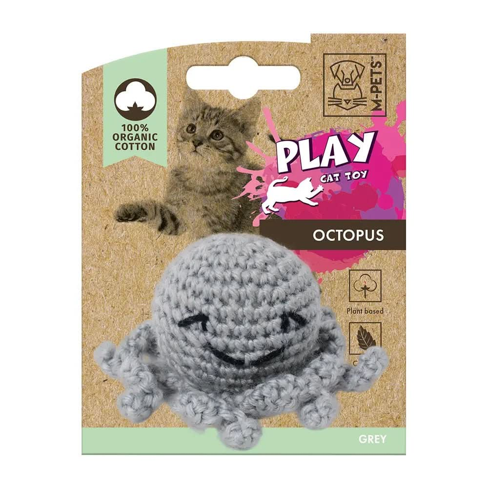 M - PETS Octopus Organic Cotton Cat Toy - The City Vet Shop