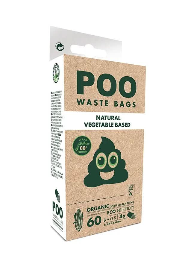 M - PETS Poo Eco Friendly Waste Bags 60 pcs - The City Vet Shop