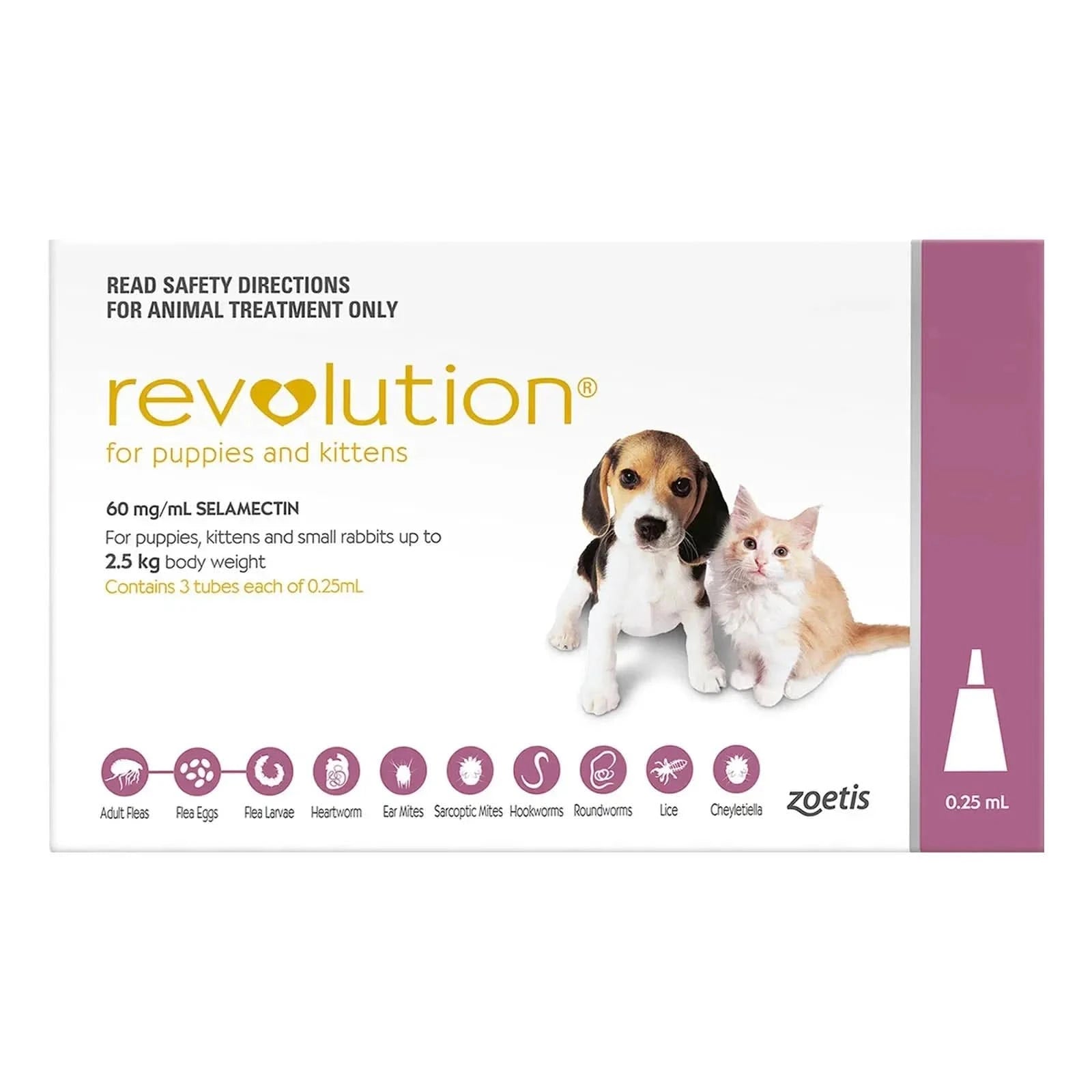Revolution Puppy & Kitten 15mg (per pipette) - The City Vet Shop