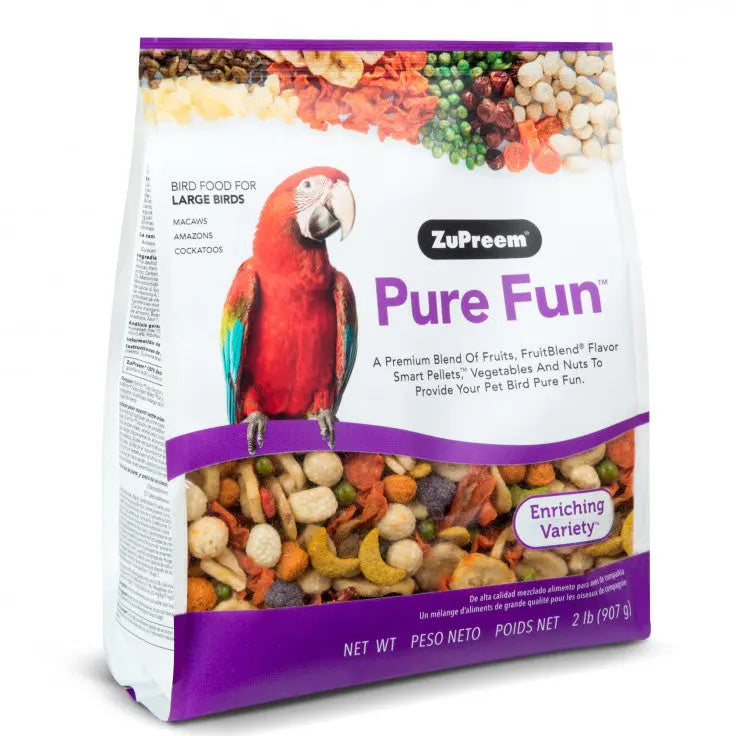 Zupreem Pure Fun Large Parrots 2 lbs (0.91 kg) Zupreem