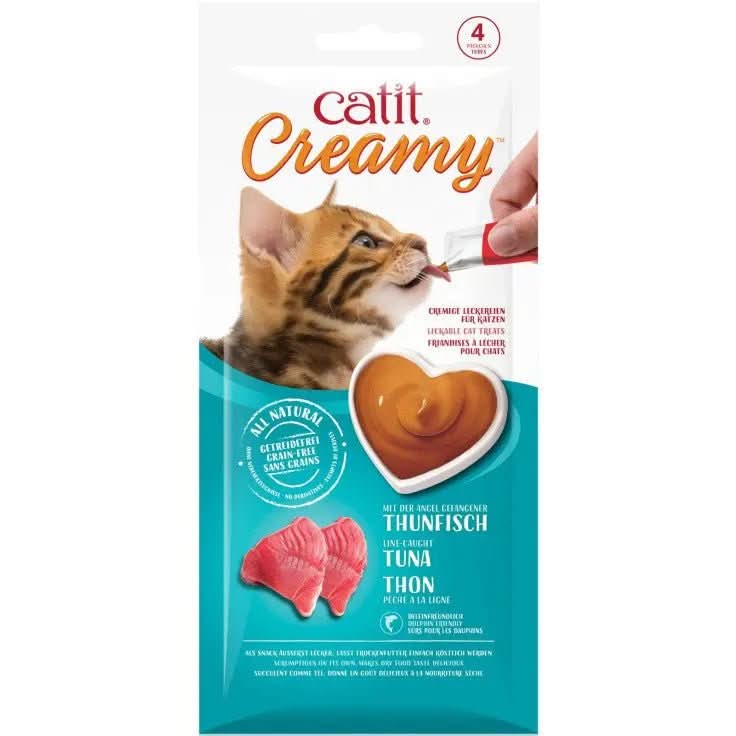 Catit Creamy Lickable Treats - Tuna - The City Vet Shop