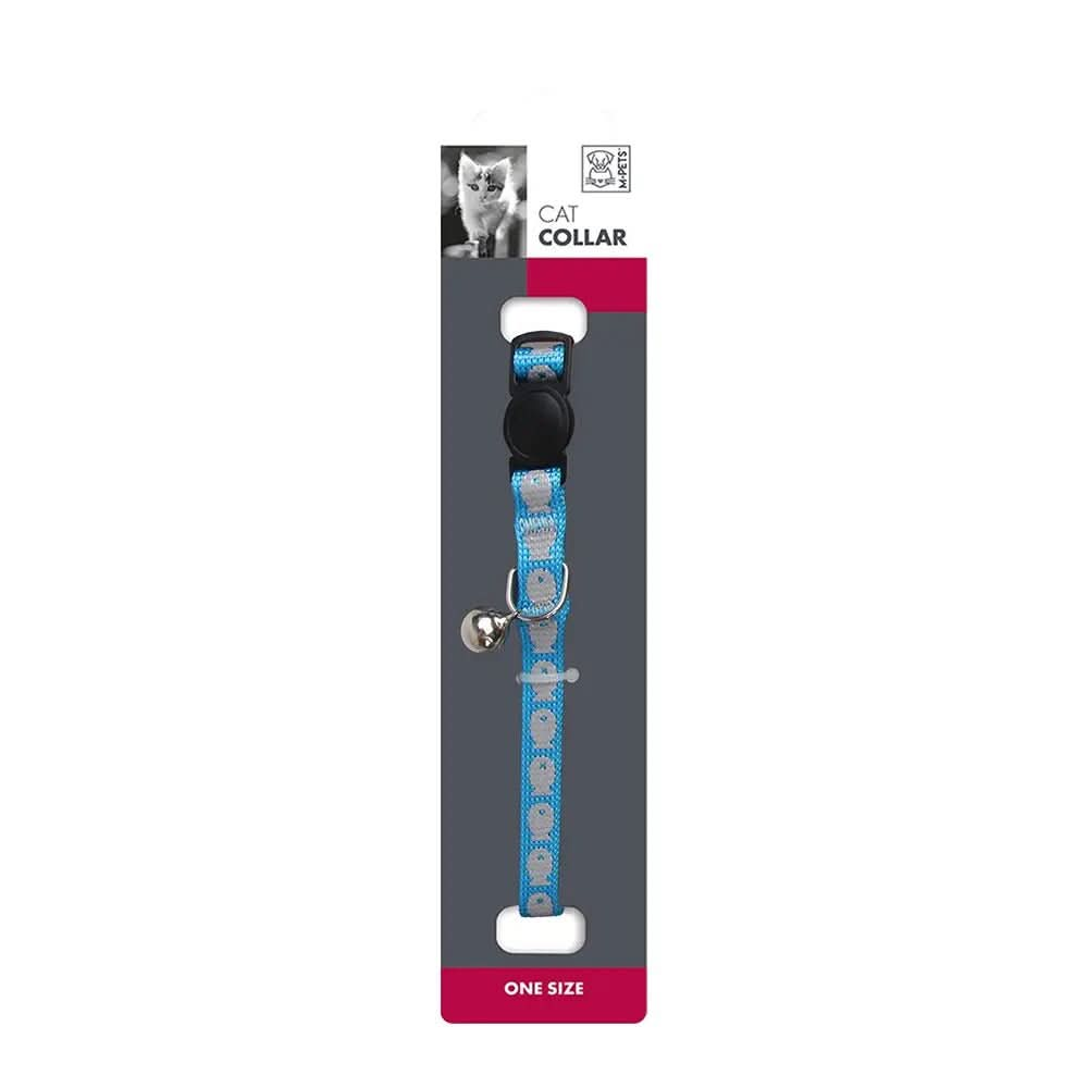 M - PETS Reflective Cat Collar Blue - The City Vet Shop
